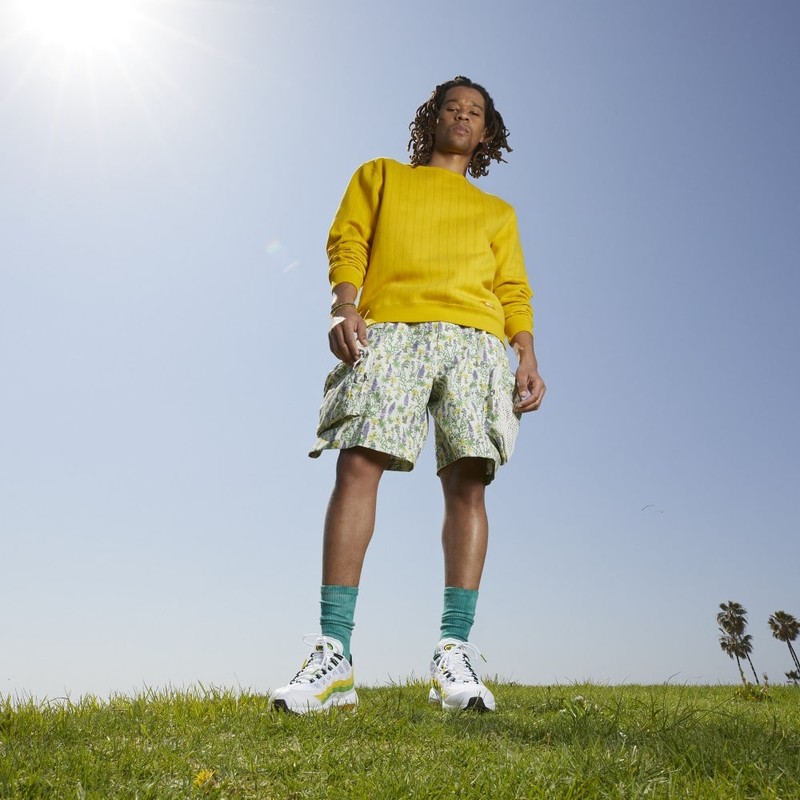 [NIKE] AIR MAX 95 QS レモンウォッシュ Nike Air Max 95 Essential Lemon Lime Shoes Men's Size 7